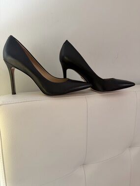 Sam Edelman Black Pointed-Toe Stiletto Pumps